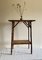Antique Victorian Tiger Bamboo 2-Tier Side Table or Plant Stand 3