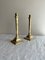 Antique Art Deco Brass Candleholders, 1920s, Set of 2 5