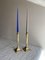 Antike Art Deco Kerzenhalter aus Messing, 1920er, 2er Set 4