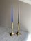 Antique Art Deco Brass Candleholders, 1920s, Set of 2, Image 4