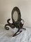 Brutalist Steel and Brass Squid Mirror, 1960s 4