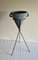 Modernist Conical Planter on Metal Tripod Stand with Twin Handles, 1960s, Image 3