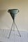 Modernist Conical Planter on Metal Tripod Stand with Twin Handles, 1960s 7