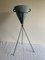 Modernist Conical Planter on Metal Tripod Stand with Twin Handles, 1960s 1