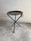 Italian Toleware Side Tray Table, 1960s-1970s 1