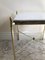 Italian Marble and Brass Side Table, 1970s 8