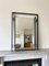 Modernist Industrial Rectangular Mirror with Metal Frame, 1980s 9