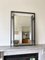 Modernist Industrial Rectangular Mirror with Metal Frame, 1980s 2