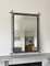 Large Postmodern Architectural Black and Gilt Bevelled Mirror 3