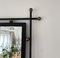 Large Postmodern Architectural Black and Gilt Bevelled Mirror 4