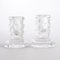 Art Deco Heavy Crystal Candlesticks from Daum, France, 1930s, Set of 2 1