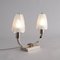 Art Deco French Twin Branch Table Lamps, 1930s, Set of 2 3