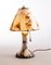 Lámpara de mesa británica Art Déco de baquelita con pantalla ajustable, años 30, Imagen 2