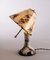 Lámpara de mesa británica Art Déco de baquelita con pantalla ajustable, años 30, Imagen 3