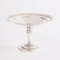 Art Deco British Silver-Plated Pedestal Tazza by Keith Murray for Mappin & Webb, 1930s 1