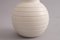 Small Art Deco British Moonstone Bombe Vase by Keith Murray for Wedgwood, 1930s 3