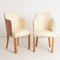 British Art Deco Salon Armchairs in Burl & Maple from Hille, 1930s, Set of 2, Image 1