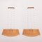 British Art Deco Cellulose Pendant Lights, 1930s, Set of 2, Image 1