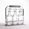 French Art Deco Crystal Decanter Set by Jacques Adnet, 1930s, Set of 3, Image 1