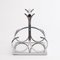 French Art Deco Jacques Adnet Wine Carrier in Chrome, 1930, Image 2