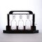 Art Deco Decanter Set in Macassar, 1930s, Set of 3 1