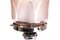 Art Deco Table Lamp with Pink Frosted Shade, 1930 9