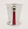 Art Deco Water Pitcher in Chrome and Bakelite by Glo Hill Canada, 1940s 2