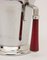 Art Deco Water Pitcher in Chrome and Bakelite by Glo Hill Canada, 1940s 6