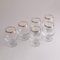 Vintage Gold Rimmed Brandy Glasses, 1960, Set of 6 2