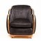 Art Deco Black Cloud Armchairs by Harry & Lou Epstein, 1930, Set of 2 2