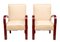 French Art Deco Armchairs in Bentwood, 1930, Set of 2 1
