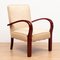French Art Deco Armchairs in Bentwood, 1930, Set of 2 2
