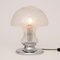 Grande Lampe de Bureau Champignon Mid-Century en Verre Moucheté sur Socle en Chrome, Allemagne, 1960s 2
