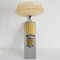 Britische Art Deco Wandlampe mit Chromplatte & Phenolsäule, 1930er 4
