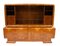 British Art Deco Figured Walnut Wall Cabinet, 1930s 1