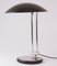 Mid-Century Black & Chrome Canopy Table Lamp, Germany, 1960s 2
