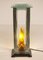 Vintage Italian Glass Sculptural Table Lamp, 1980s 4