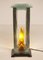 Vintage Italian Glass Sculptural Table Lamp, 1980s, Image 4