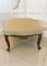 Antique Victorian Carved Walnut and Gilt Stool, 1860s, Image 2