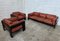 Bastiano Sofa and Armchairs in Leather by Afra & Tobia Scarpa for Gavina, 1970s, Set of 3 10