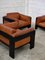 Bastiano Sofa and Armchairs in Leather by Afra & Tobia Scarpa for Gavina, 1970s, Set of 3, Image 13