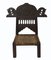 Handgeschnitzter Vintage Zedernholz Stuhl, 1970er 2