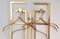 Art Deco Brass Wall Rack with Hangers, 1980s, Set of 5, Image 2