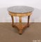 Early 19th Century Restoration Era Walnut Pedestal Table with Marble Top, Image 15