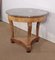 Early 19th Century Restoration Era Walnut Pedestal Table with Marble Top, Image 3