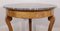 Early 19th Century Restoration Era Walnut Pedestal Table with Marble Top, Image 6