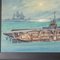 Charles John De Lacy, Warship Illustrations, Late 19th or Early 20th Century, Oil Paintings on Board, Framed, Set of 2 9