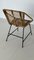 Vintage Korbgeflecht Stuhl aus Rattan, 1960er 3