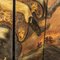Paravento vittoriano dipinto ad olio con motivo di battaglia, fine XIX secolo, Immagine 6