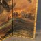 Paravento vittoriano dipinto ad olio con motivo di battaglia, fine XIX secolo, Immagine 13